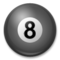 Pool 8 Ball emoji on LG